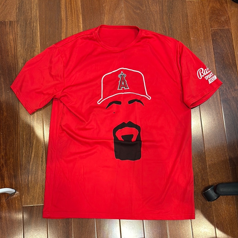 ANGELS⚾️Red Baseball Graphic T-Shirt